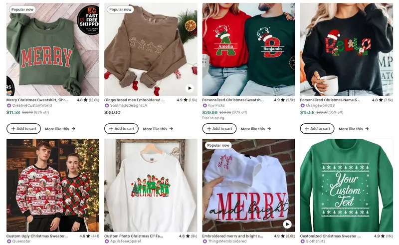 圣誕服飾六款爆款服飾之運(yùn)動(dòng)衫