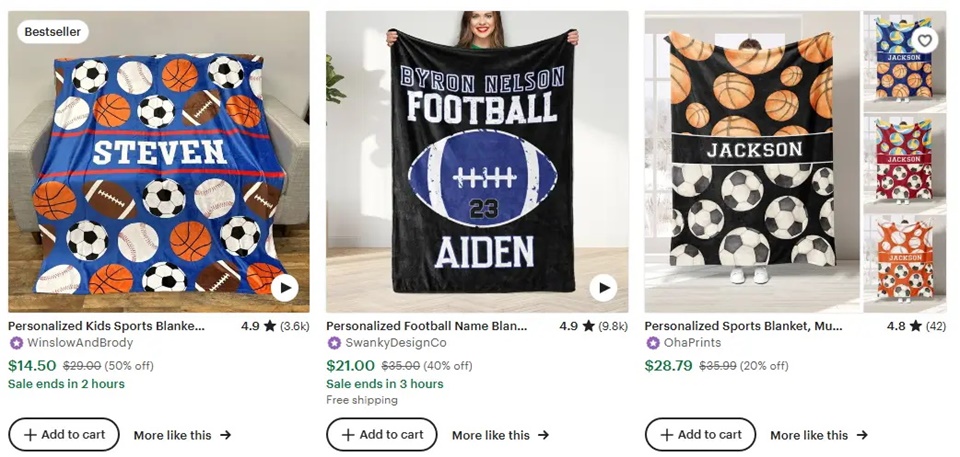 溫暖的個性定制毛毯創(chuàng)意之運動元素