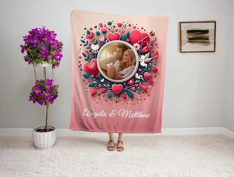 溫暖的個性定制毛毯創(chuàng)意之愛情