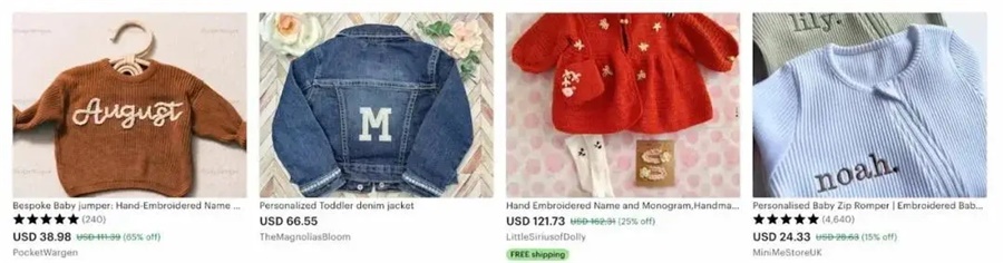 Etsy跨境平臺(tái)pod定制童裝