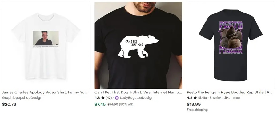 2025定制T恤設計方向之表情包