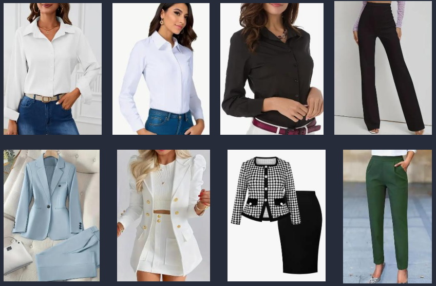 Temu2025女裝上新重點(diǎn)歐美市場(chǎng)-通勤場(chǎng)景需求